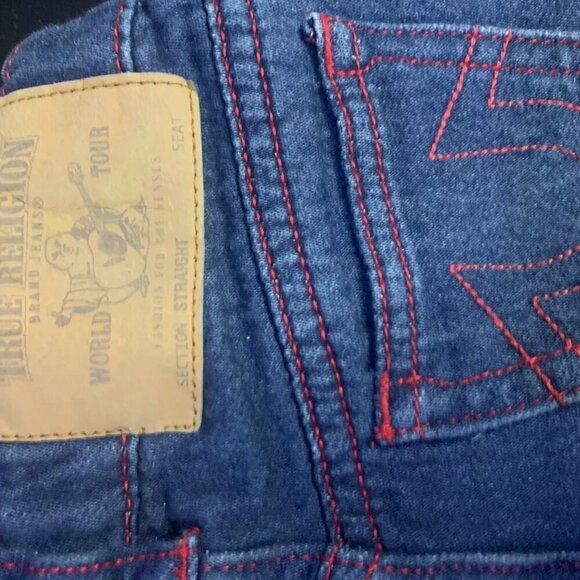 Kids denim bootcut true‎ religion jeans SZ 3T - Picture 3 of 5